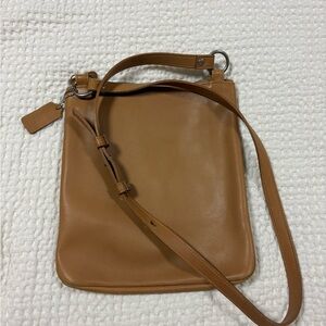 Coach Tan Leather Crossbody Bag
